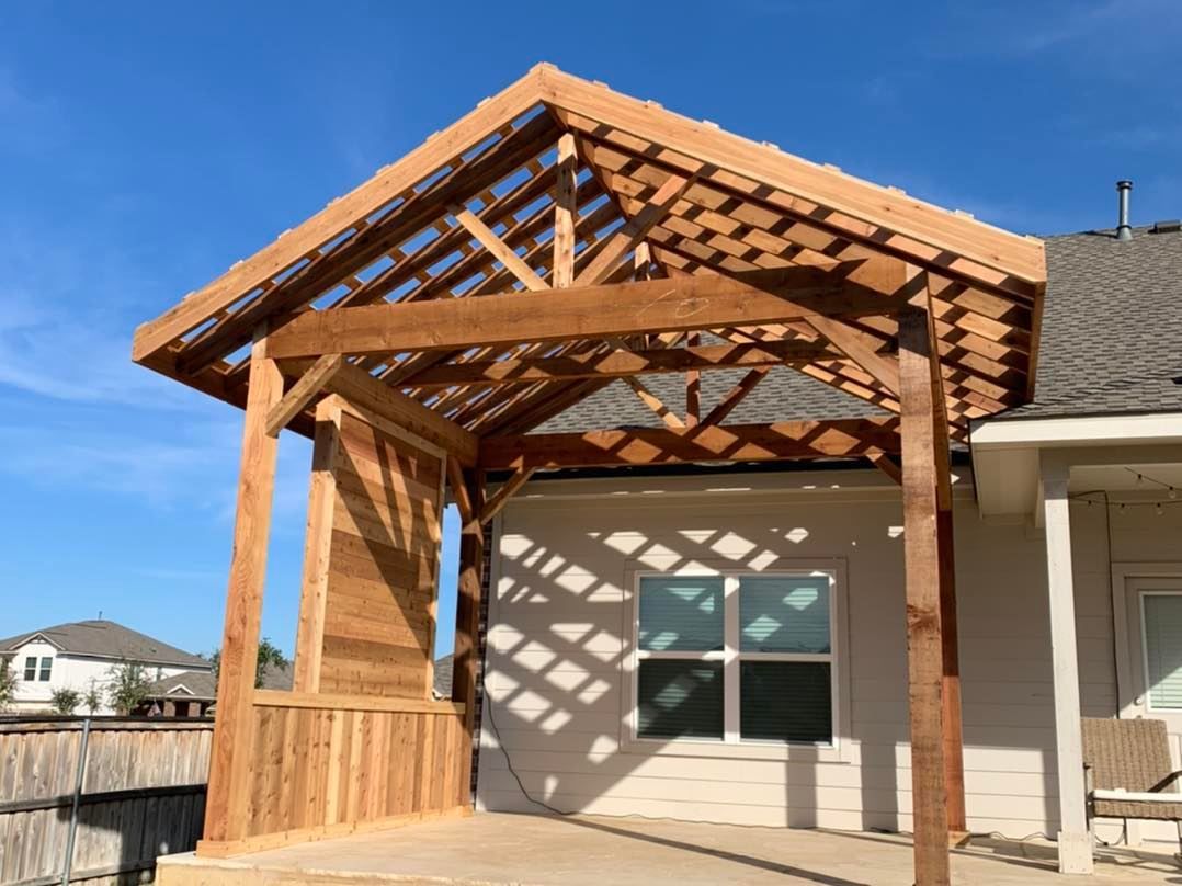 Pergola installation