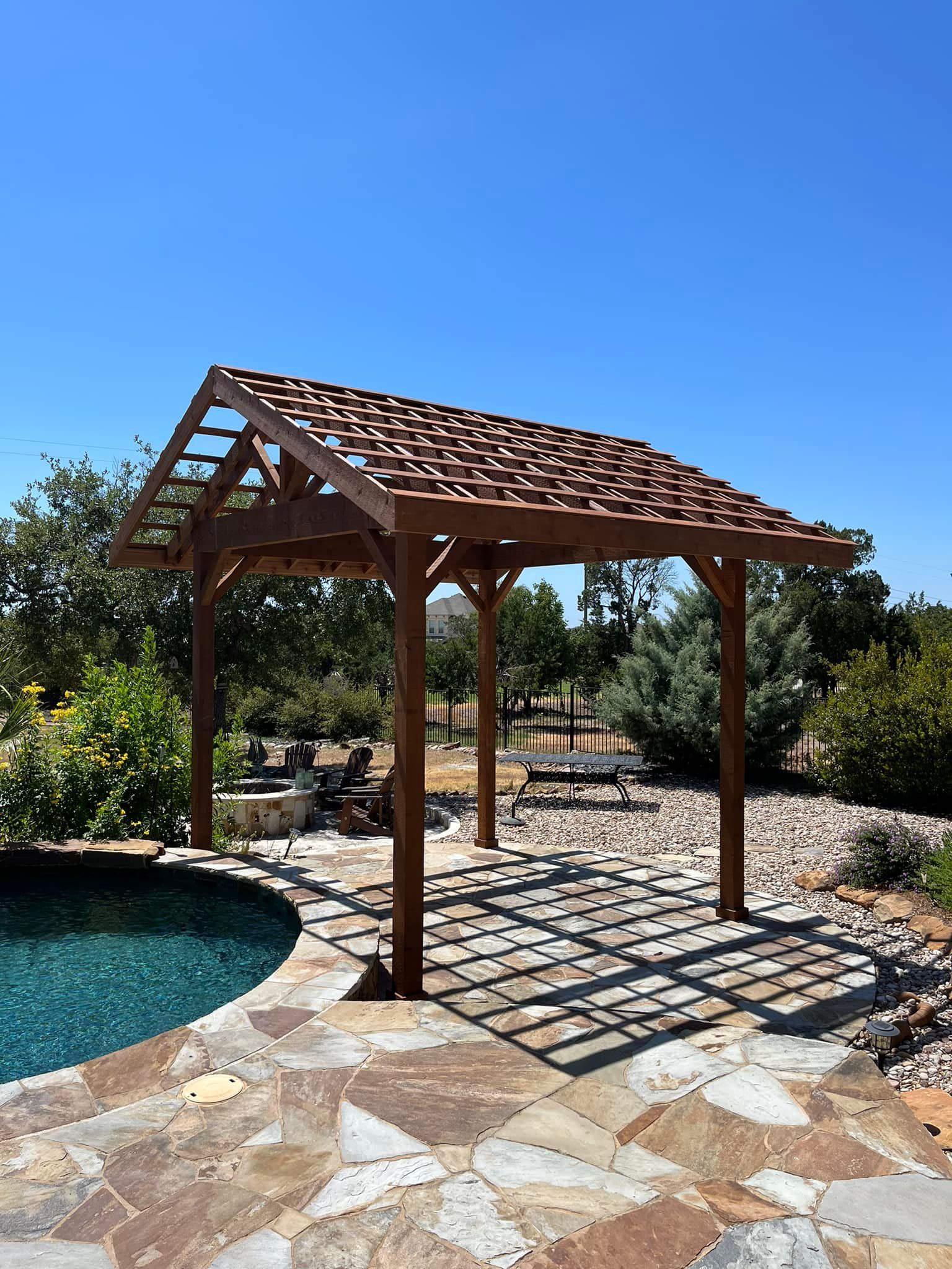 All Seasons custom outdoor living project in Central Texas - 39